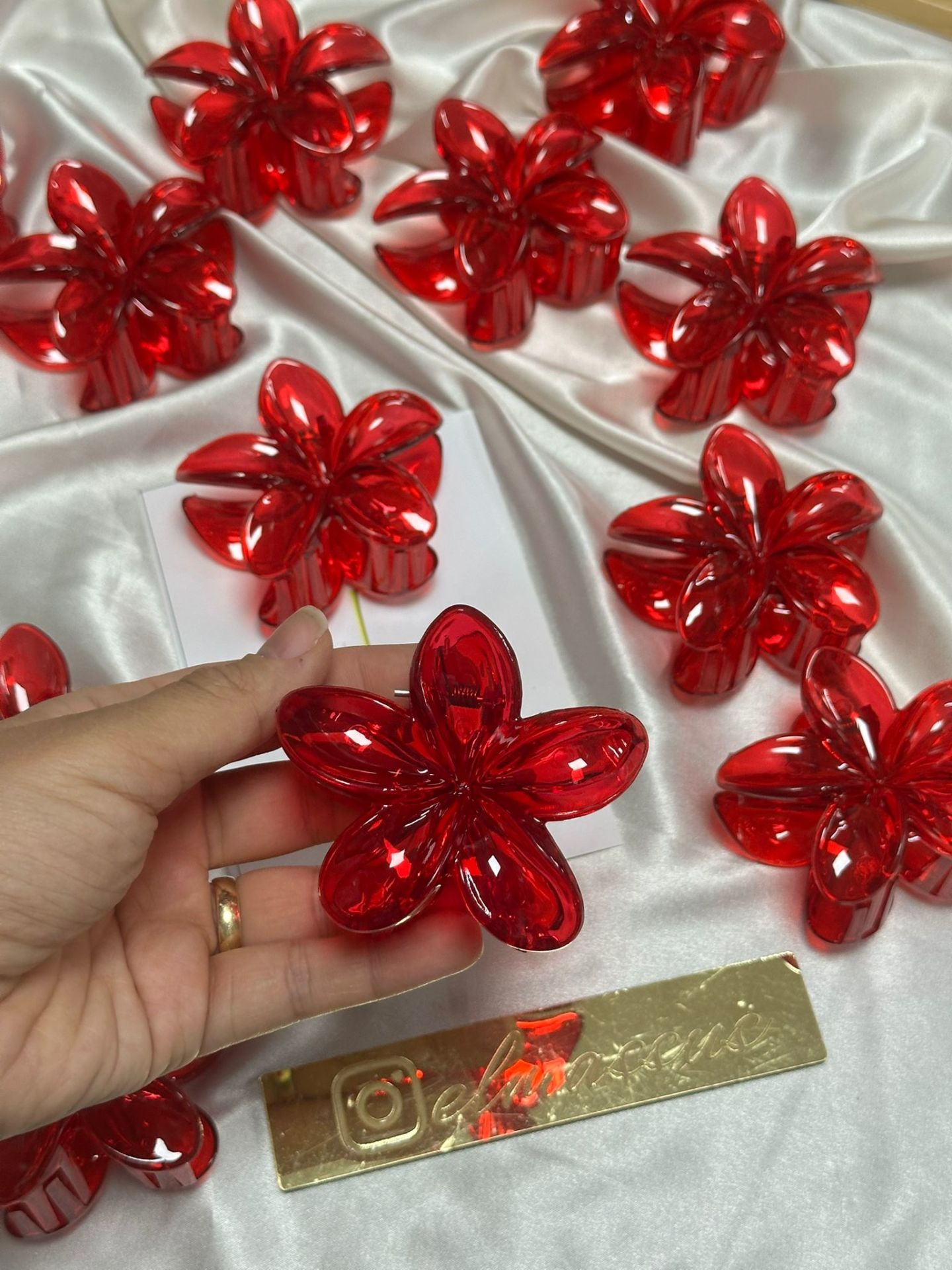 Lotus Toka 12 adet (8cm) Kırmızı4