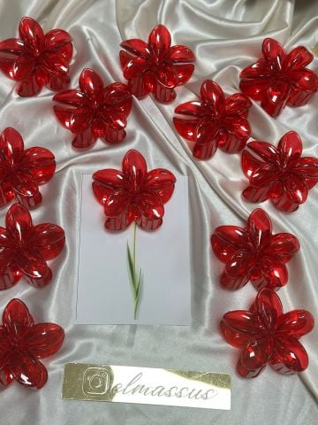 Lotus Toka 12 adet (8cm) Kırmızı4