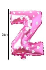 Harf Folyo Balon Pembe 36cm Z