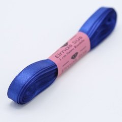 Saten Kurdele 1cm Saks Mavisi