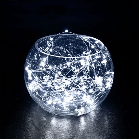 İnce Klasik Peri Led Işık 5 Metre - Beyaz