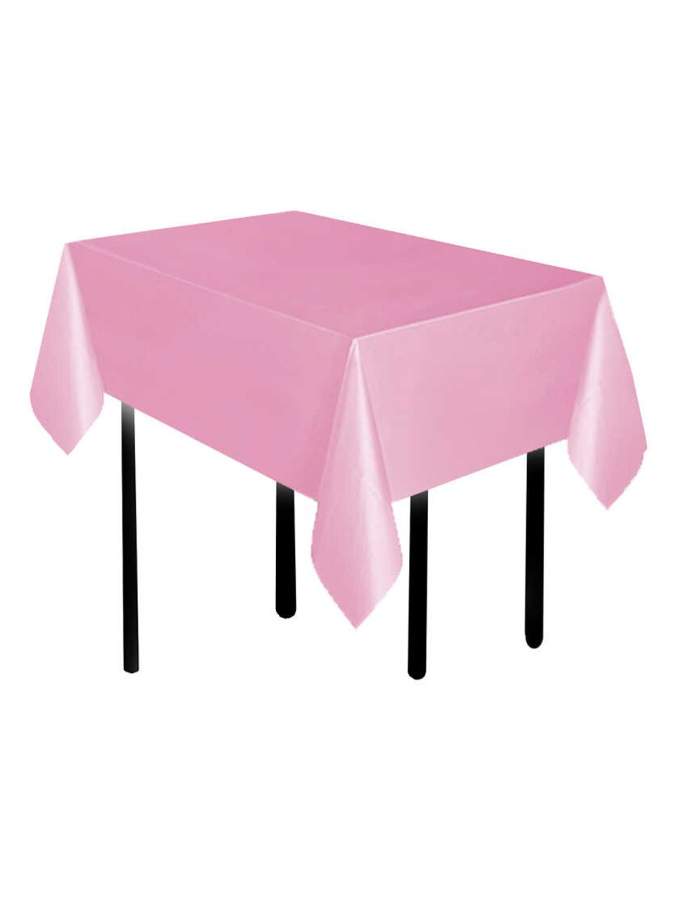 Düz Masa Örtüsü Yerli Pembe