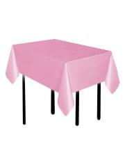 Düz Masa Örtüsü Yerli Pembe