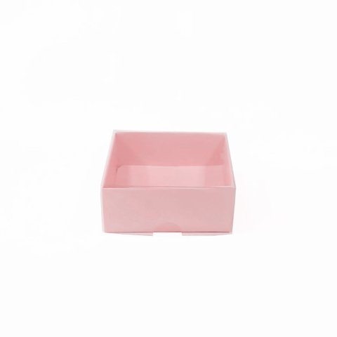 8x8x3 Asetat Kapaklı Karton Kutu - 50 adet