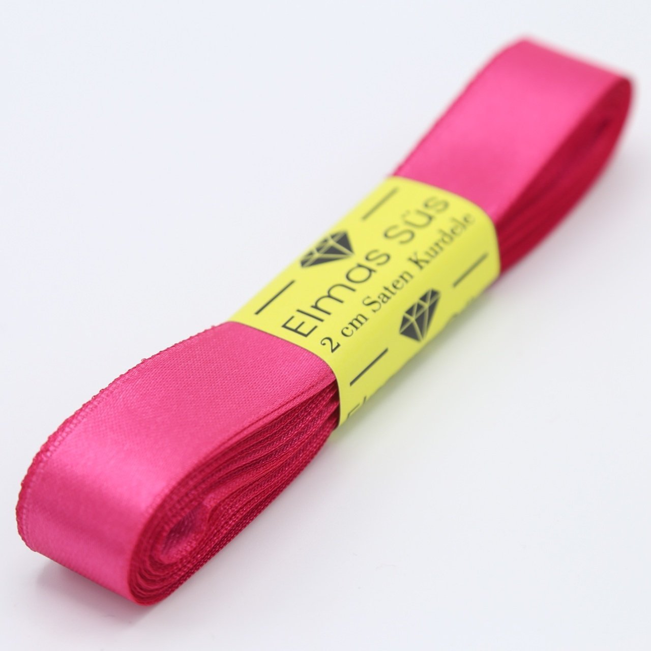 Saten Kurdele 2cm Fuşya