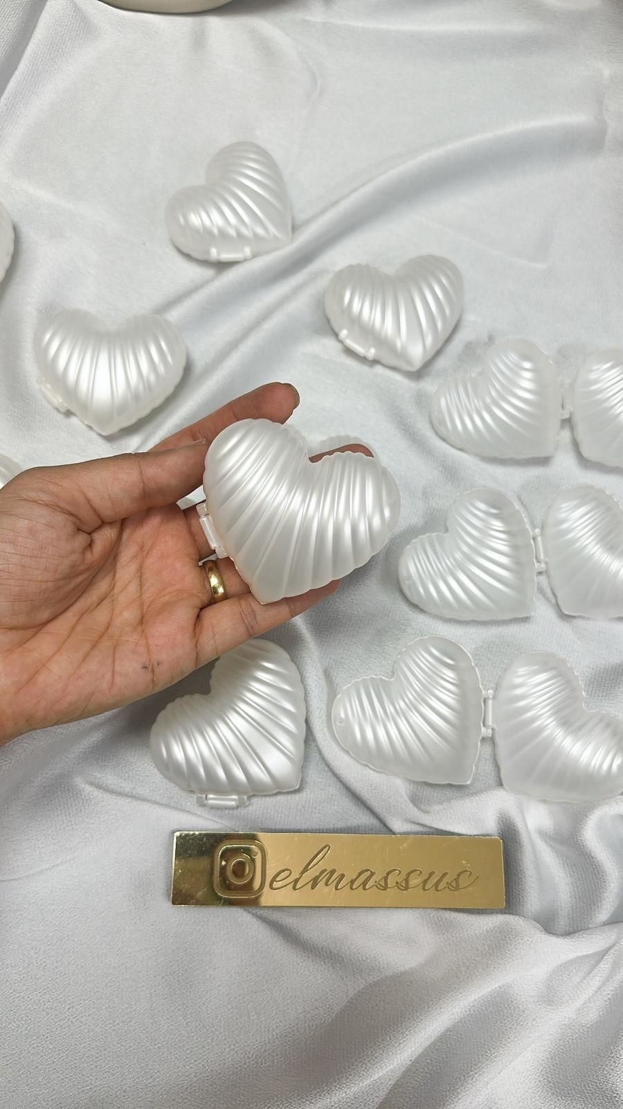 Kalp Mika Kutu 25 adet