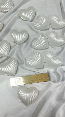 Kalp Mika Kutu 25 adet