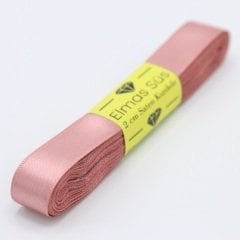 Saten Kurdele 2cm Gül Kurusu