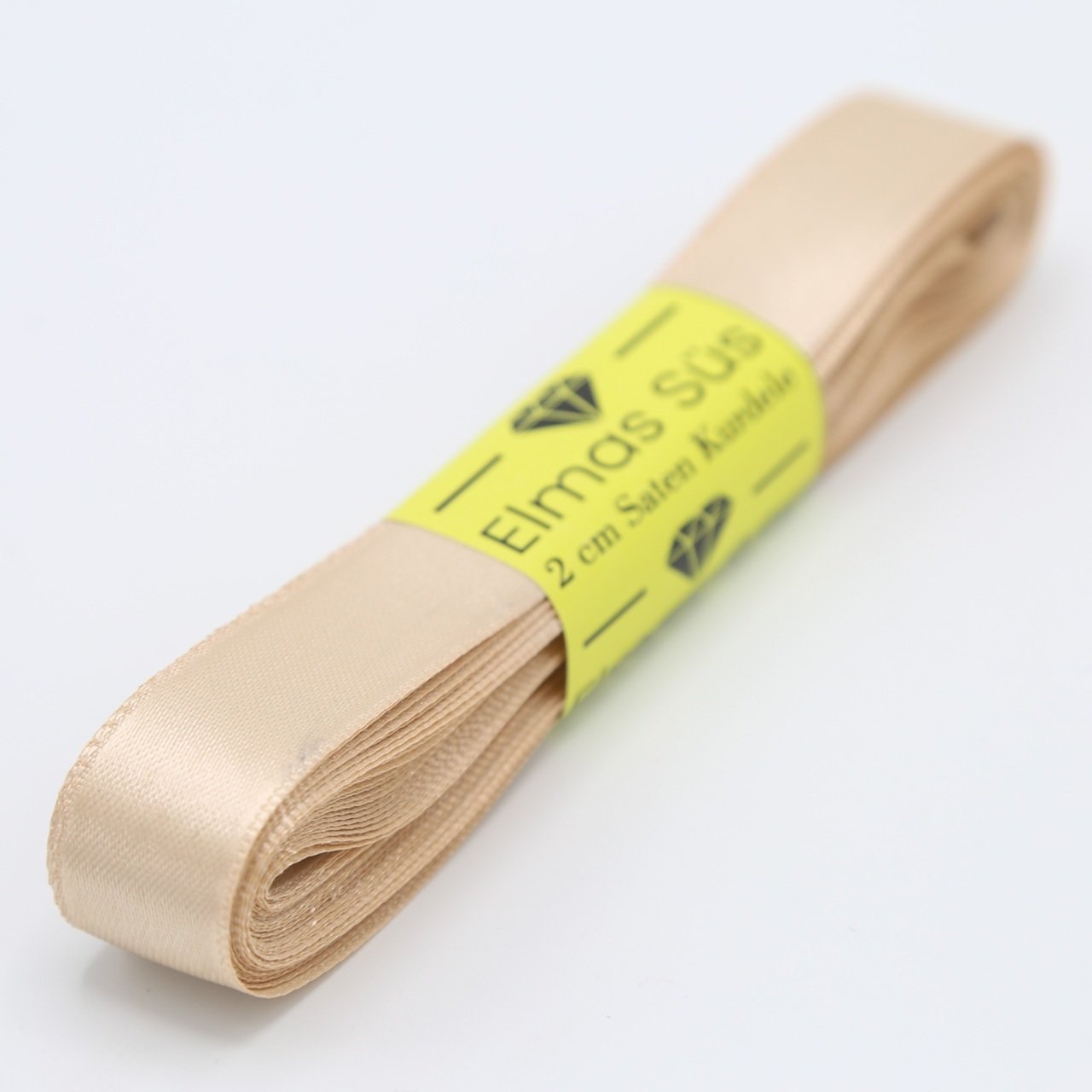 Saten Kurdele 2cm Kapuçino