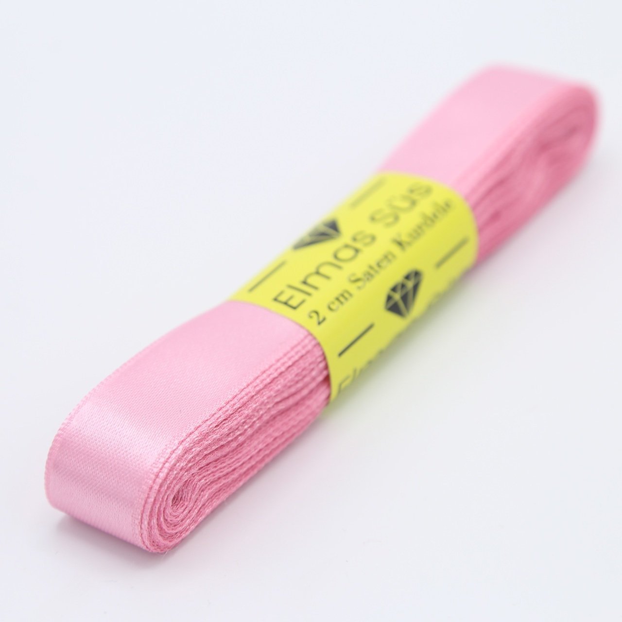 Saten Kurdele 2cm Pembe