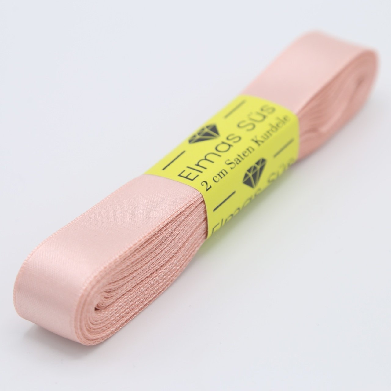 Saten Kurdele 2cm Pudra