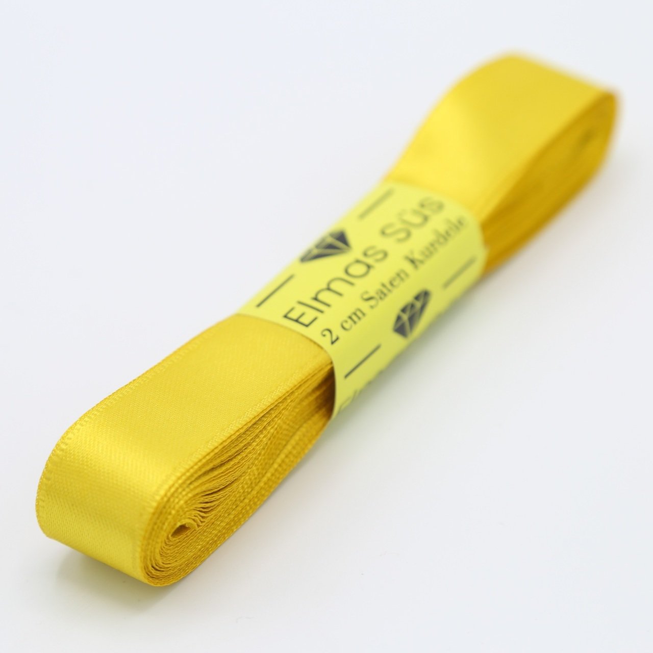 Saten Kurdele 2cm Sarı