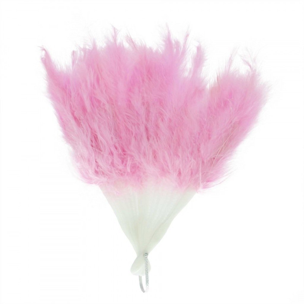Tüylü Yelpaze Pembe
