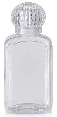 Plastik Kare Düz Şişe 50 cc