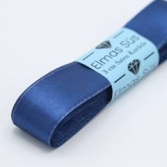 Saten Kurdele 3cm Lacivert