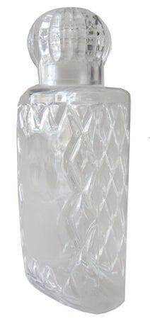 Plastik Kare Baklava Desenli Şişe 50 cc