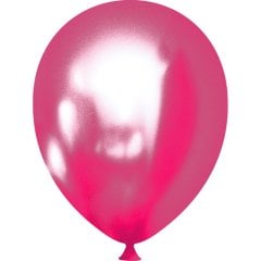 Krom Balon 30cm (10 adet) Fuşya
