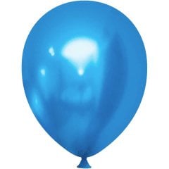 Krom Balon 30cm (10 adet) Mavi