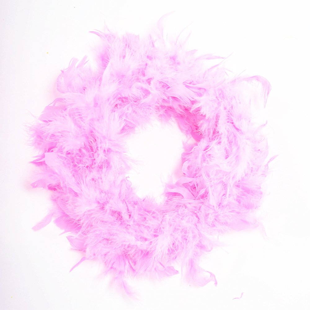 Otriş Kaz Tüyü - 2 Metre Açık Pembe