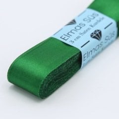Saten Kurdele 3cm Zümrüt Yeşili