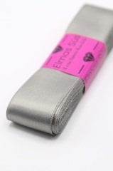 Saten Kurdele 4cm Gümüş