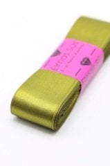 Saten Kurdele 4cm Haki