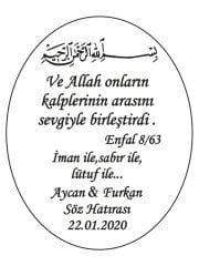 Şeffaf Epoksi Etiket 9