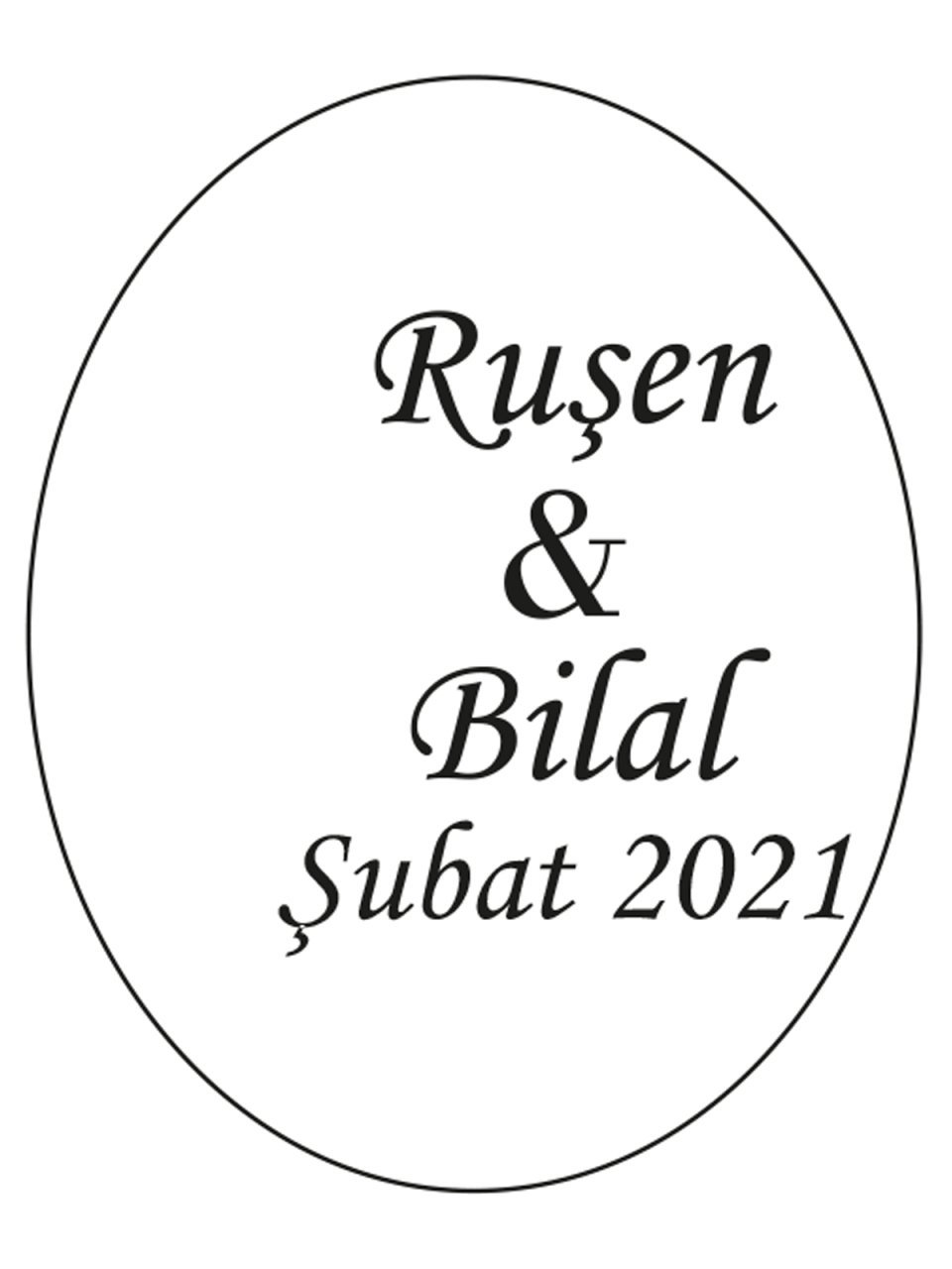 Şeffaf Epoksi Etiket 11