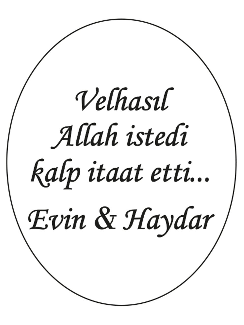 Şeffaf Epoksi Etiket 12