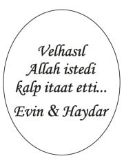 Şeffaf Epoksi Etiket 12