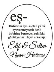 Şeffaf Epoksi Etiket 17