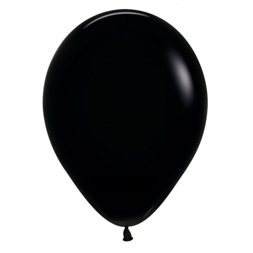 Pastel Balon 30cm (10 adet) Siyah