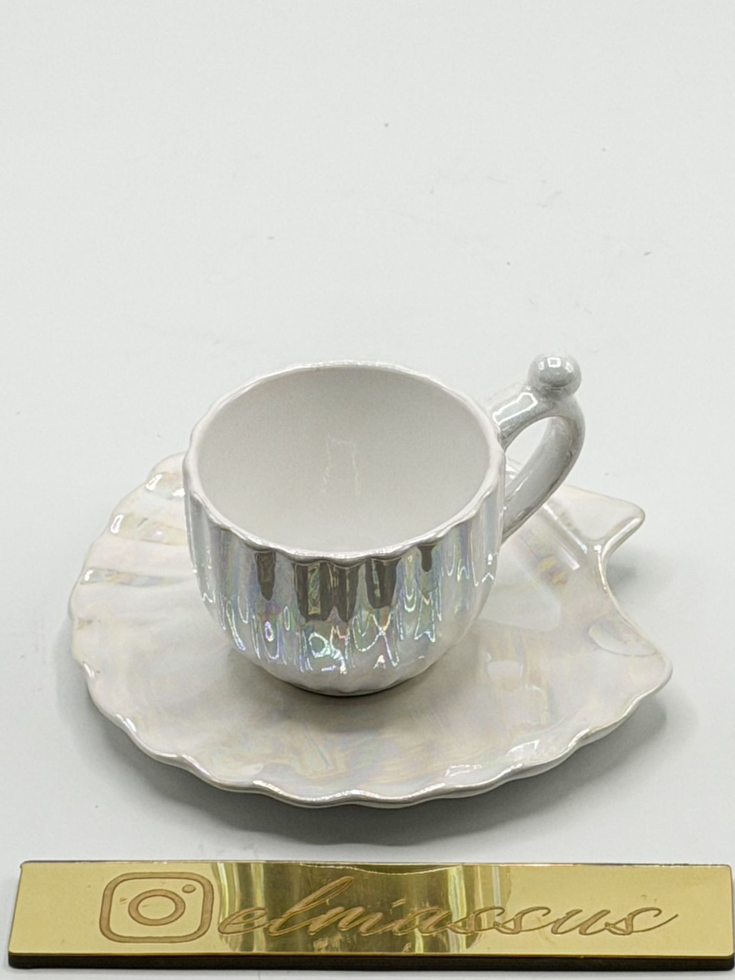 İstiridye Fincan Hologramlı