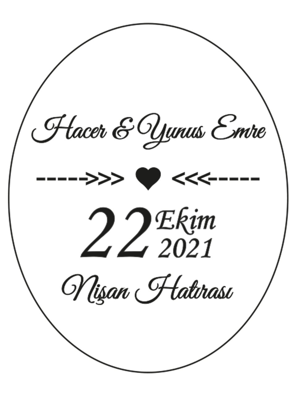 Şeffaf Epoksi Etiket 26