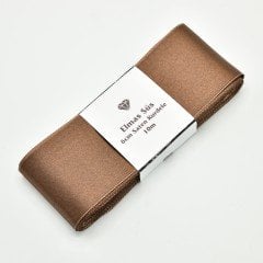Saten Kurdele 6cm Kahverengi