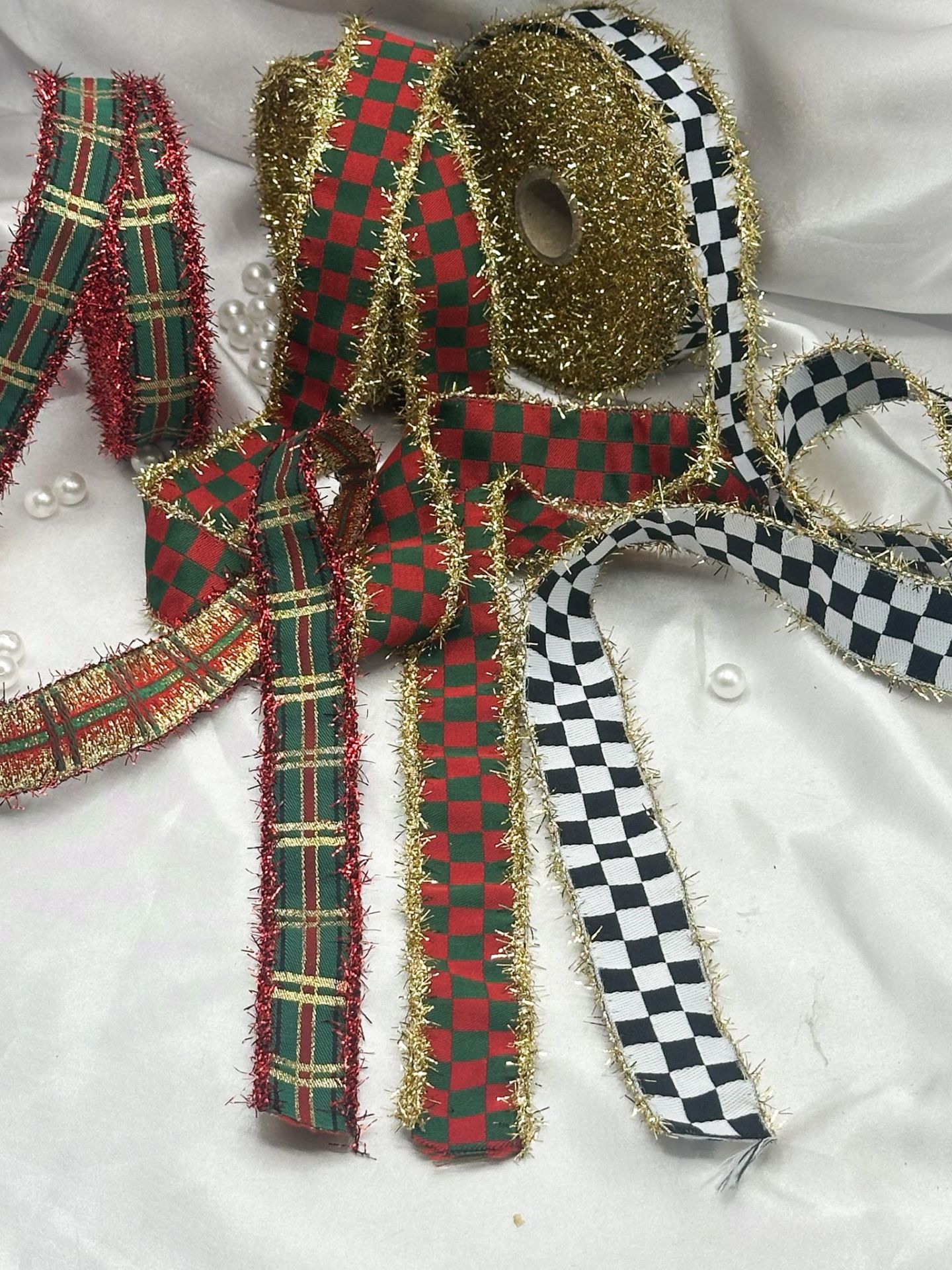 Simli Yılbaşı Kurdelesi 5 metre