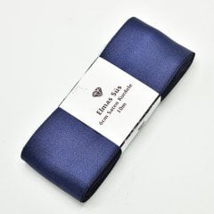 Saten Kurdele 6cm Lacivert