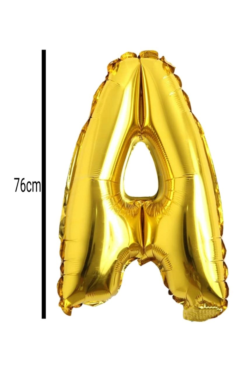 Harf Folyo Balon Altın 76cm A