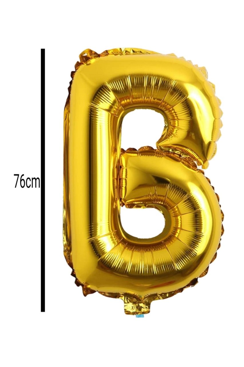 Harf Folyo Balon Altın 76cm B