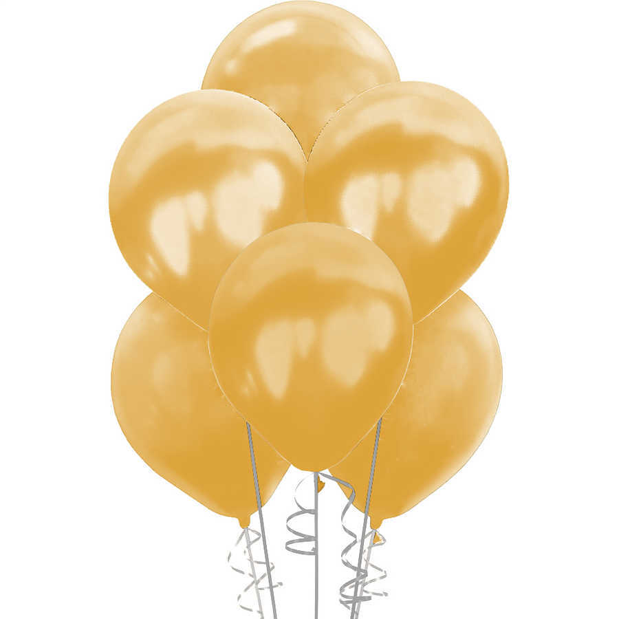 Metalik Balon 30cm (100 adet) Altın