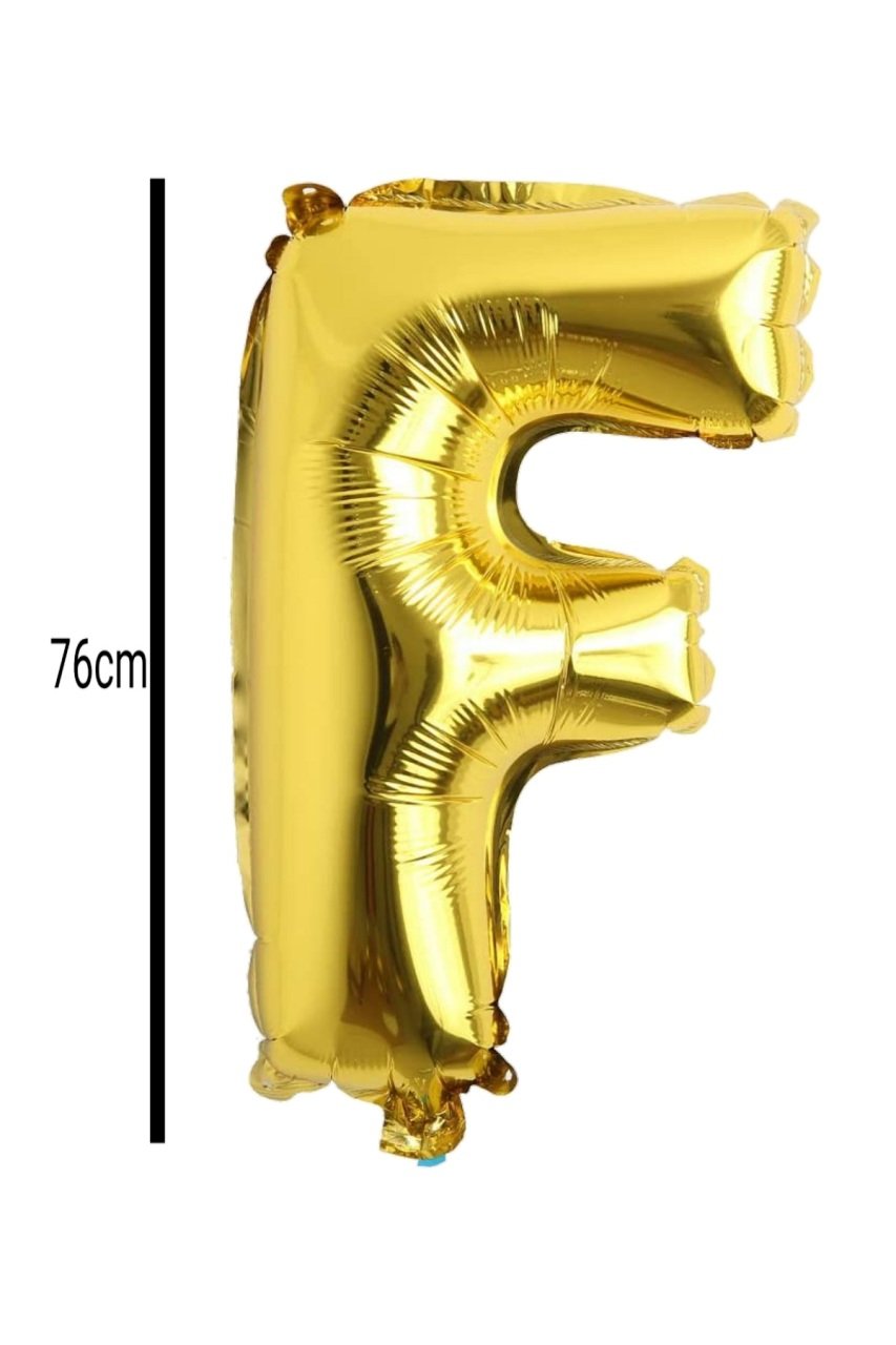 Harf Folyo Balon Altın 76cm F
