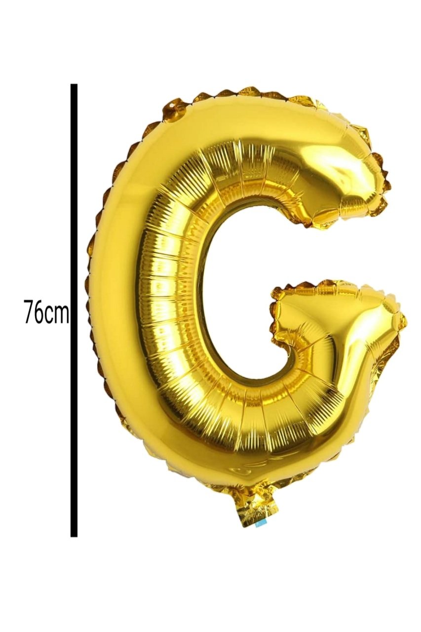 Harf Folyo Balon Altın 76cm G
