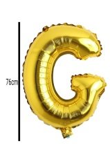 Harf Folyo Balon Altın 76cm G