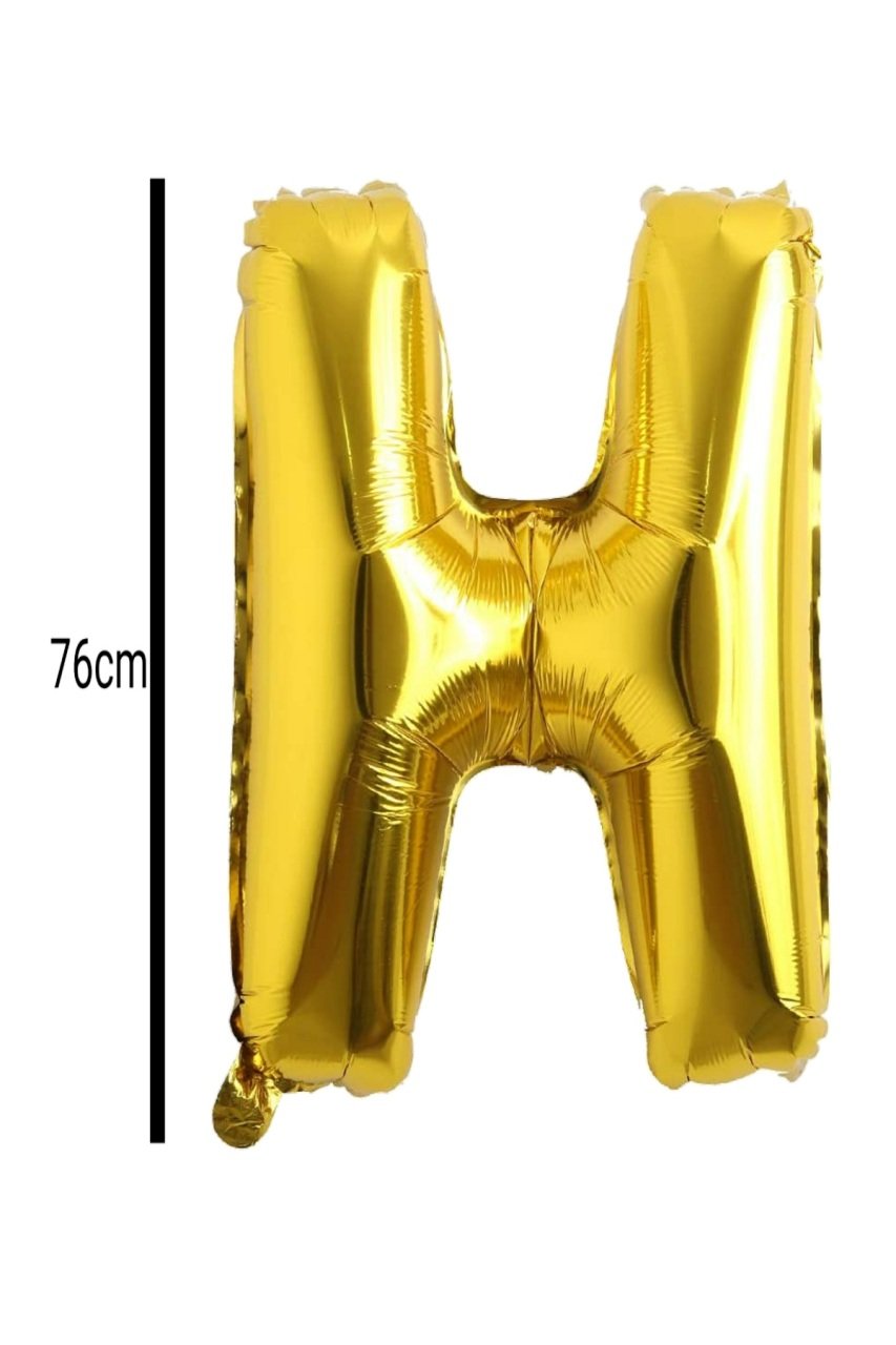 Harf Folyo Balon Altın 76cm H