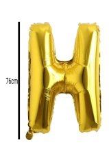 Harf Folyo Balon Altın 76cm H