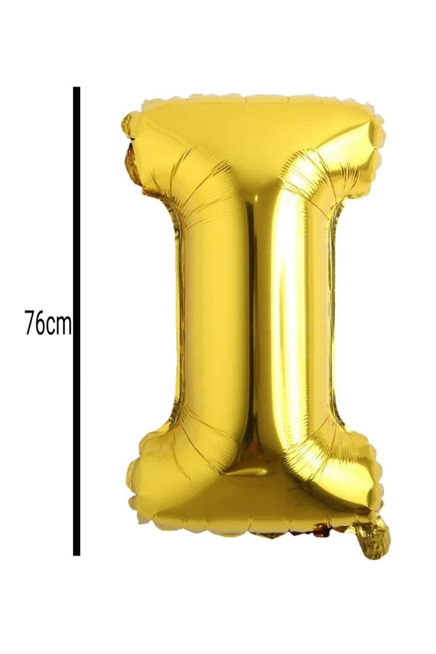 Harf Folyo Balon Altın 76cm I