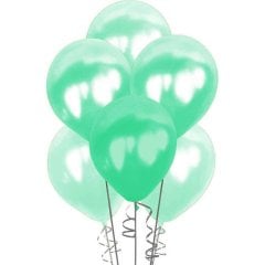 Metalik Balon 30cm (100 adet) Su Yeşili