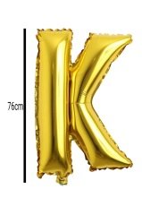 Harf Folyo Balon Altın 76cm K