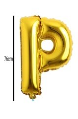 Harf Folyo Balon Altın 76cm P