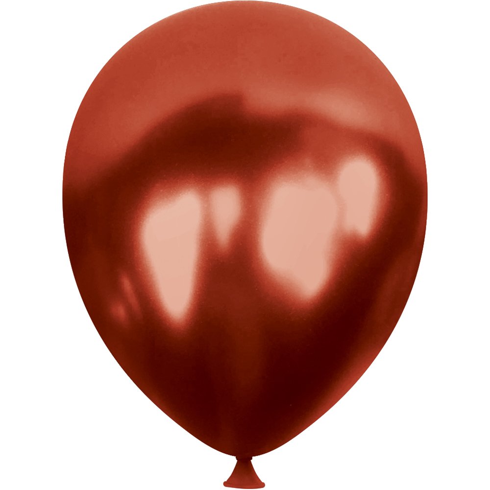 Metalik Balon 30cm (10 adet) Bordo